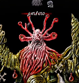 Cursed fantasy boss cutout